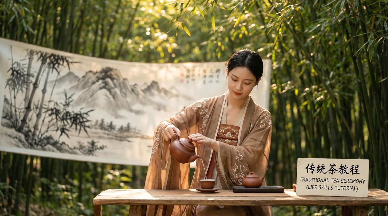 蘑菇视频 - 传统茶道生活视频教程